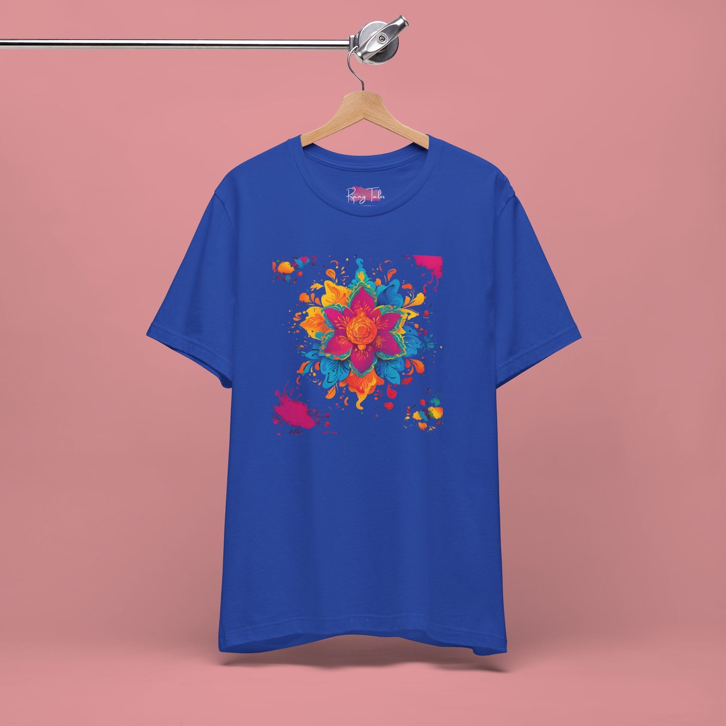 Flower Motif Unisex T-Shirt - Perfect for all Occasions