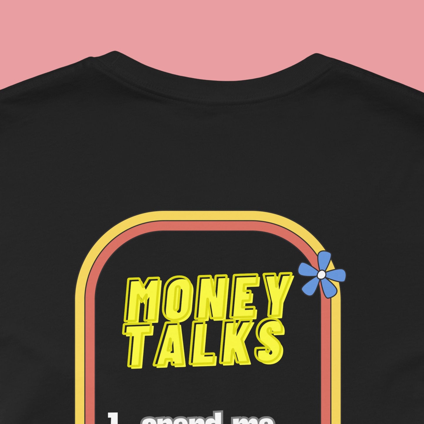 Money Talks - Casual Black T-Shirt for Trendsetters