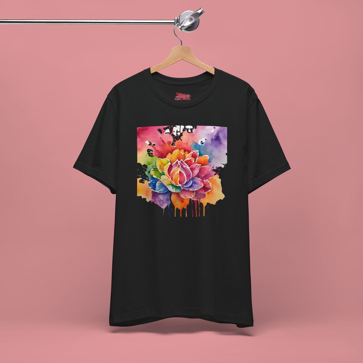 Lotus Unisex Tee - Colorful Design for Holi and beyond