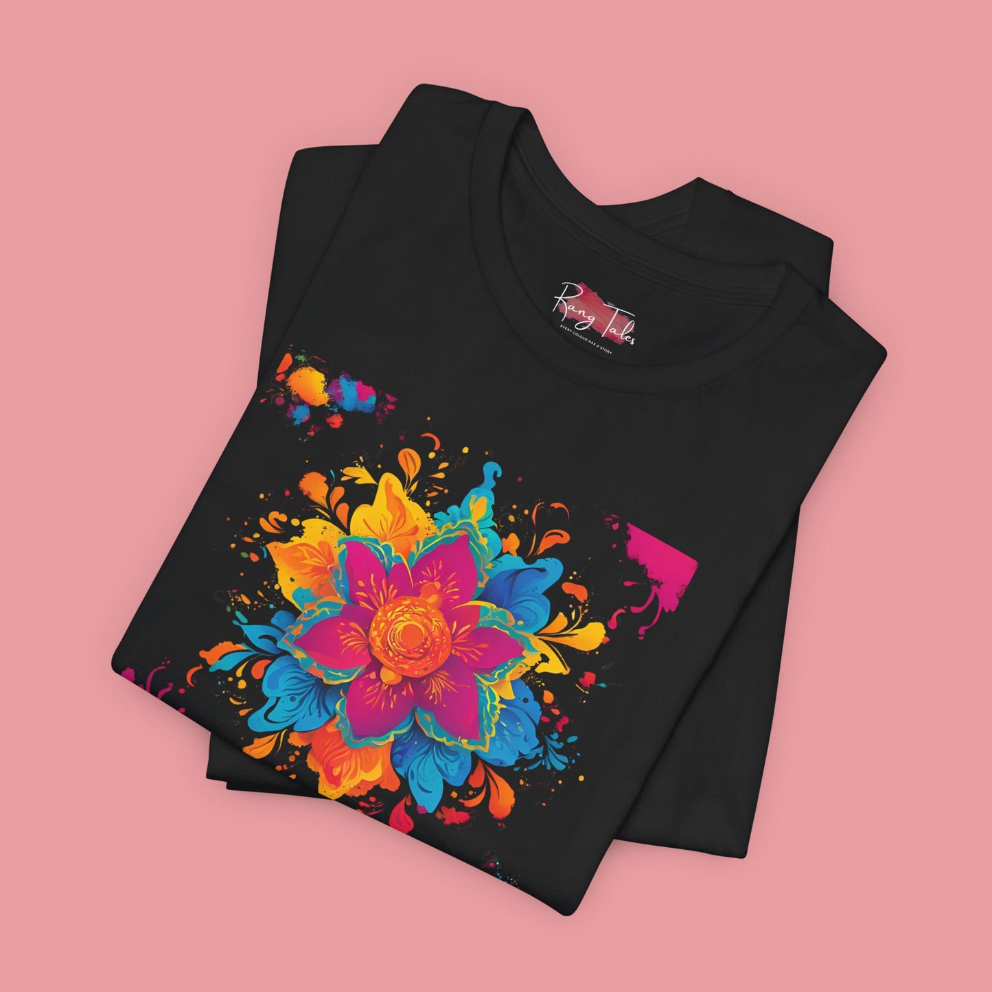 Flower Motif Unisex T-Shirt - Perfect for all Occasions