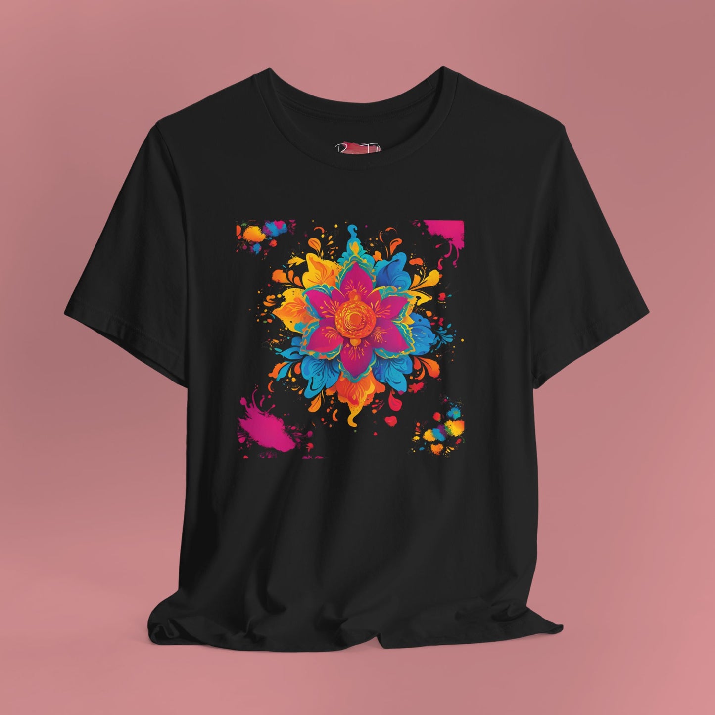 Flower Motif Unisex T-Shirt - Perfect for all Occasions