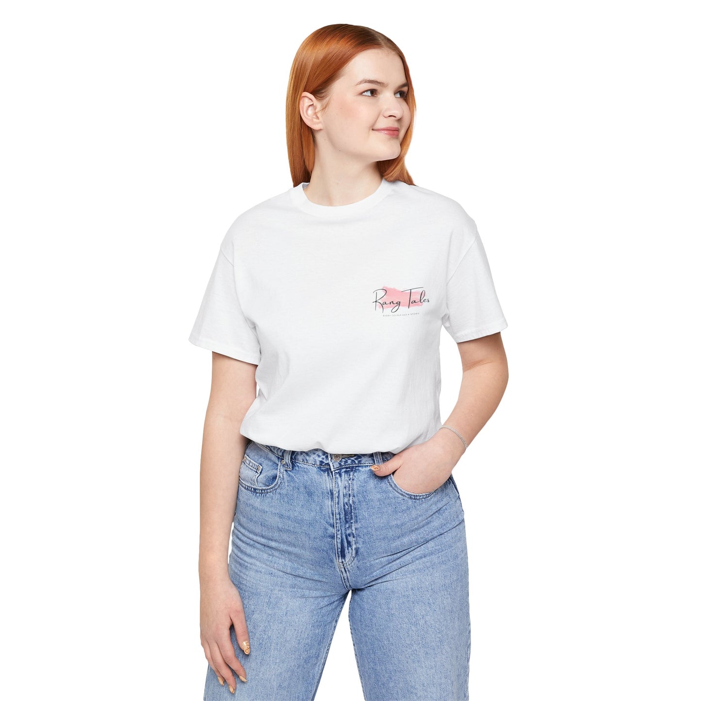 White Unisex Tee for Holi - Plain