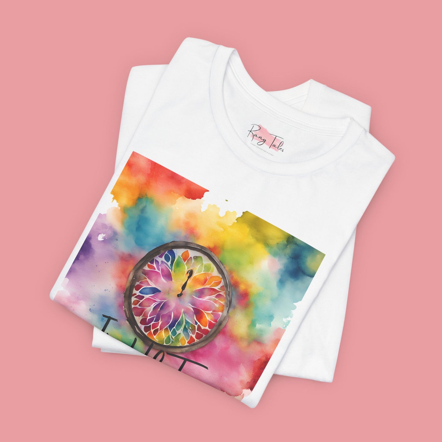 Holi Time Unisex White T-shirt