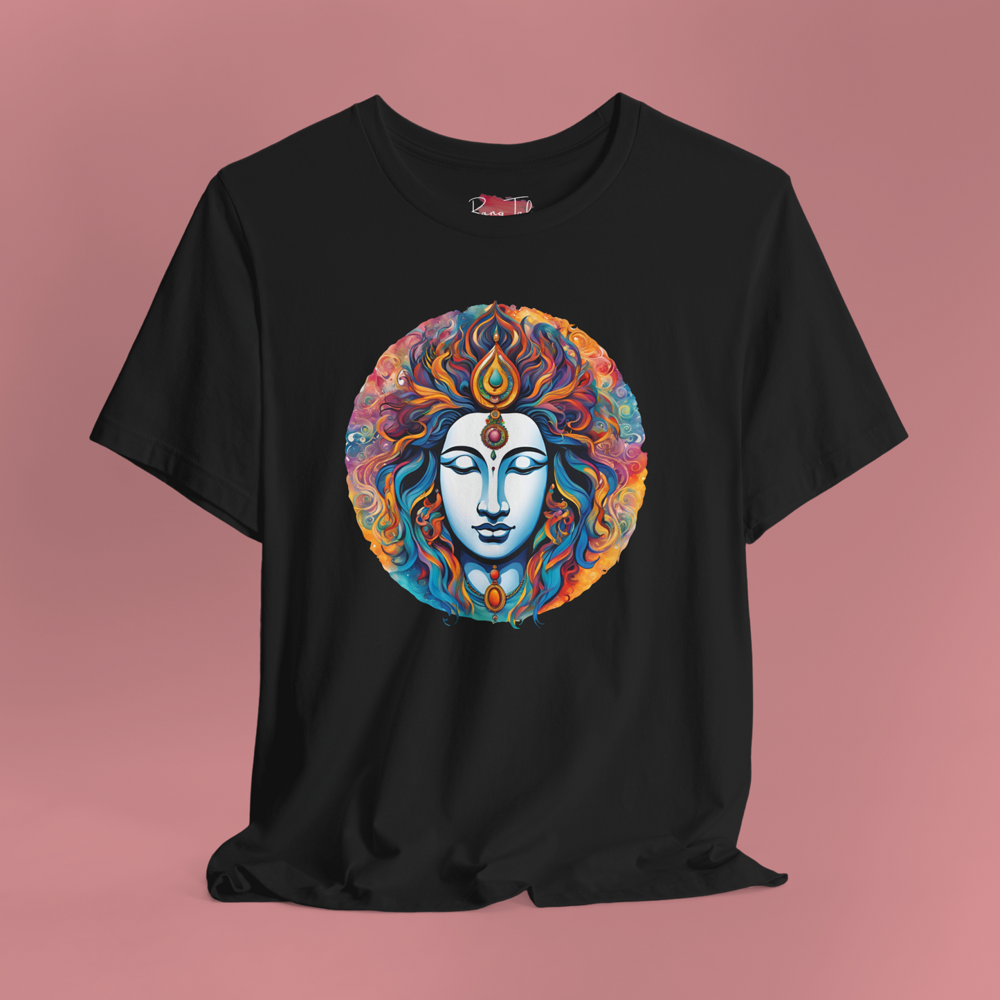 Spiritual Black T-Shirt for Yoga Enthusiasts - Unisex