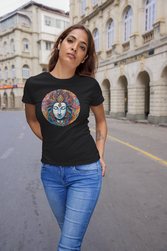 Spiritual Black T-Shirt for Yoga Enthusiasts - Unisex